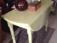 Vintage green drop leaf