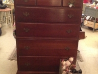 Mahogany bureau