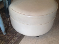Vintage Leather ottoman