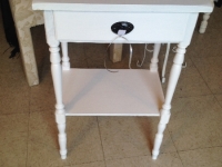 White Vintage Side Table