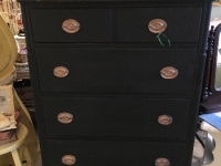 Vintage black buerau