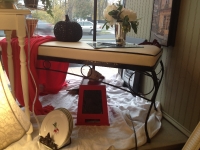 Fun shabby chic bench