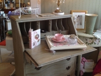 Vintage painted secretary desk