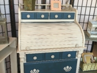 Roll top desk closed