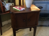 Vintage Mahogany Small Smoking Table