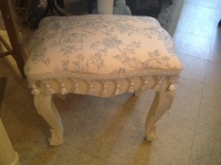 Shabby chic bench / foot stool
