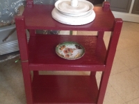 Three tier rolling cart