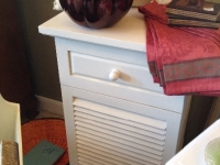 White cabinet