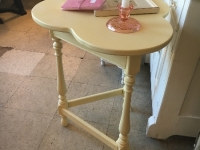 Sweet yellow vintage side table