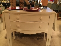 Vintage drop leaf side server