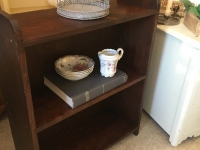 small mahog bookcase
