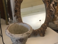 small cement planter