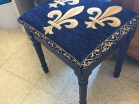 blue stool