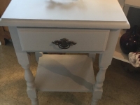 gray side table