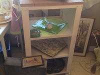 Rolling - chippy cart / plant stand
