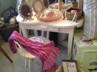 Vintage Vanity and Stool