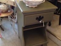 Vintage green night stand