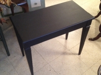 Black Piano Bench