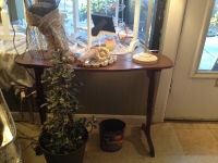 Bench made table