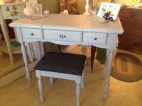 Vanity / Writing Desk and Stool - closed