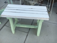 Vintage shabby bench