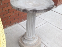Stone birdbath