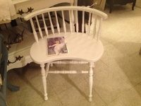 Vintage Vanity Seat - sweet