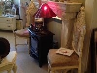 Pair of shabby chic chairs