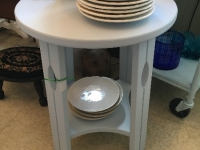 vintage blue round