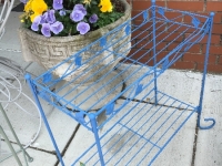 Blue planter