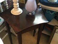 Star shaped vintage mahogany