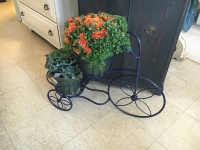 Vintage bike plant stand