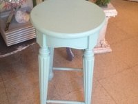 vintage green stool