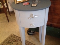 Gray side tables - there's two !