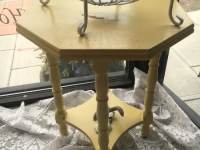 Yellow vintage table