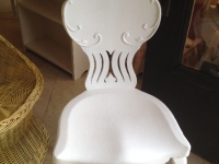 Shabby Chic White Chair