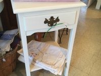 White side table