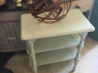 three tier green vintage
