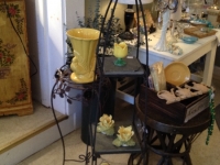 Three tier pyramid table