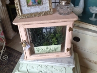 Pink Vintage Glass  Box