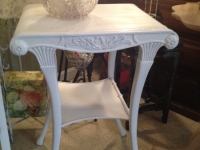 White Ornate Table