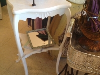 Shabby chic white table