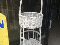 Two tier vintage basket