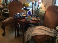 Pair of upholstered chairs