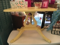Vintage yellow coffee table !  
