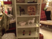 Love this sage green shelf