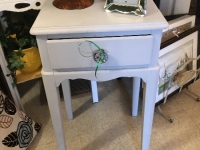 Gray side table