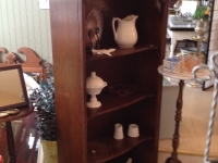 Curved top book case