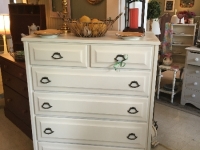 Vintage two over four bureau