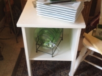 Bookshelf style side table